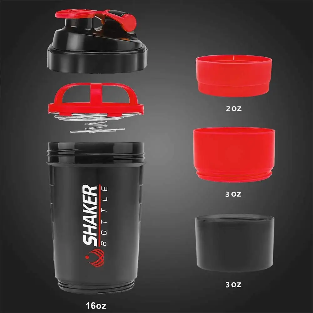 Whey Protein Isolate - شاكر مسحوق البروتين مع كرة تحريك
