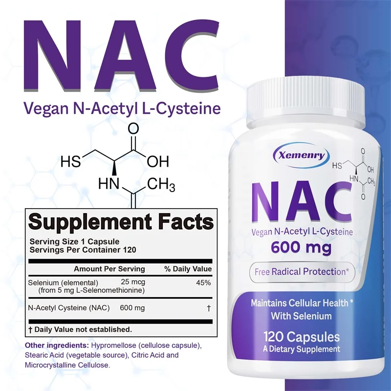 كبسولات NAC 600 ملغ - تدعم صحة - مراجعة Nac N Acetyl Cysteine وسعره