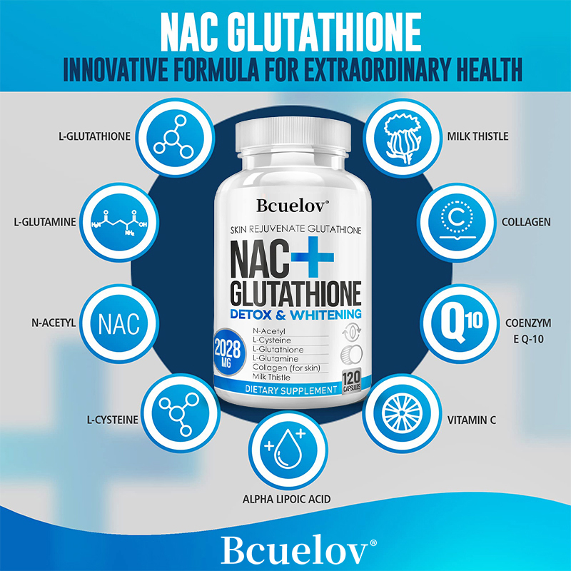 NAC الجلوتاثيون + شوك الحليب + - مراجعة Nac N Acetyl Cysteine وسعره