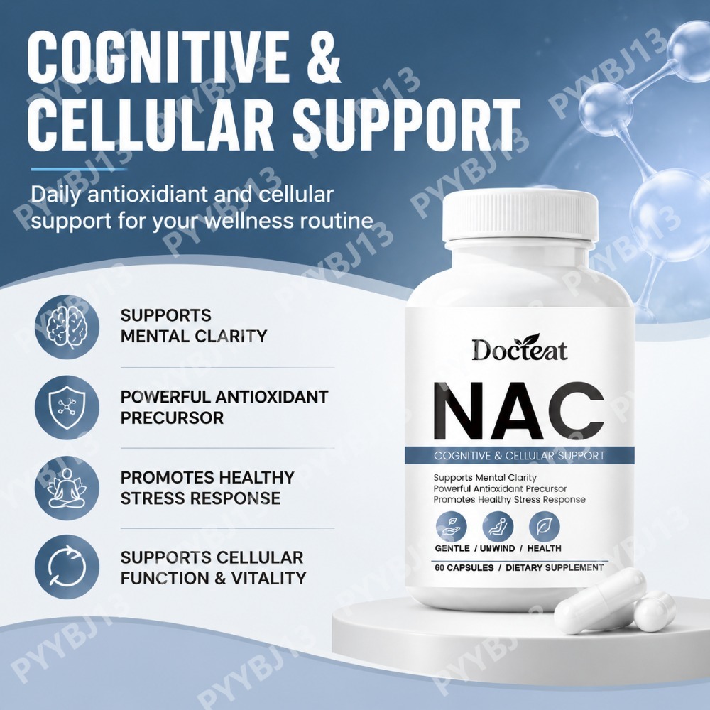 كبسولات دوكتيت NAC المكملة الغ - مراجعة Nac N Acetyl Cysteine وسعره